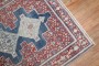 Ink Blue Red Antique Senneh Rug No. j3431