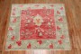 Red Square Turkish Rug No. j3453