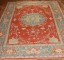 Red Antique Turkish Oushak Rug No. j3457