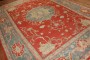 Red Antique Turkish Oushak Rug No. j3457