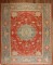 Red Antique Turkish Oushak Rug No. j3457