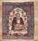 Isfahan Pictorial Mini Rug No. j3521