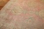 Large Pink Antique Turkish Oushak Rug No. j3544