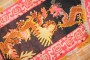 Wild Pictorial Tibetan Rug No. j3569