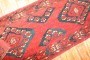 Red Tribal Ersari Small Rug No. j3614