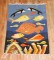 Vintage Fish Design European Kilim No. j3621