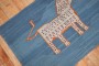 Blue Kilim Animal Wall Hanging No. j3631