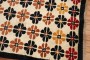 Square Floral Tibetan Rug No. j3652