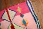 Wild Pink Vintage Moroccan Abstract Rug No. j3654