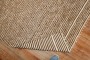 Striped Turkish Brown Mohair Rug No. j3671