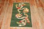 Green Tibetan Dragon Rug No. j3675