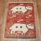 Red Vintage Turkish Lamb Rug No. j3695