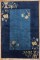 Blue Chinese Peking Small Rug No. j3701