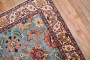 Pair of Teal Persian Tabriz Rugs No. j3704