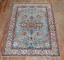 Pair of Teal Persian Tabriz Rugs No. j3704