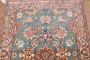 Pair of Teal Persian Tabriz Rugs No. j3704