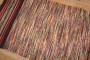 Silk Rag Rug Runner No. j3730