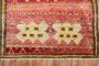 Square Mini Red Turkish Rug No. j3761