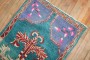 Turquoise Vintage Turkish Anatolian Rug No. j3762