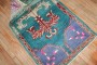 Turquoise Vintage Turkish Anatolian Rug No. j3762