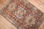 Rustic Persian Heriz Mini Rug No. j3770