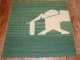 Half Elephant Green Persian Kilim No. j3779