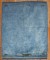 Blue Square Minimalist Turkish Tulu Rug No. j3792