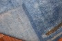 Blue Square Minimalist Turkish Tulu Rug No. j3792