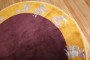 Round Nepalese Deco Vintage Rug No. j3821