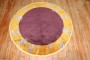 Round Nepalese Deco Vintage Rug No. j3821