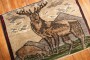 Reindeer Turkish Anatolian Mini Rug No. j3835