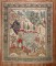 Vintage Persian Tabriz Scenery Rug No. j3838