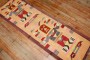 Pictorial Buddhist North African Kilim Runner No. j3868