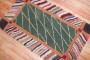 Green American Hooked Rug No. j3877