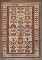 Rustic Color Antique Caucasian Kuba Rug No. j4172