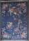 Blue Art Deco Floral Chinese Rug No. j4383