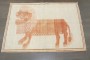 Lion Vintage Persian Gabbeh Rug No. j4470