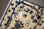 Beige Blue Pictorial Chinese Rug No. j4478