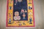 Worn Art Deco Chinese Rug No. j4509
