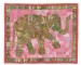 Indian Elephant Embroidery Tapestry Textile No. j4521