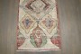 Geometric Turkish Deco Small Worn Rug No. j4525