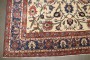 19th Century Floral Ivory Antique Tehran Rug No. j4534