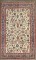 19th Century Floral Ivory Antique Tehran Rug No. j4534