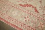 Red Ivory Medallion Oversize Antique Turkish Oushak Carpet No. j4565