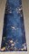 Navy Chinese Art Deco Long Runner No. j4569