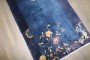 Navy Chinese Art Deco Long Runner No. j4569
