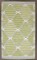 Modern Light Green Scandinavian Kilim No. j4573