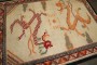 Vintage Dragon Tibetan Rug No. j4586