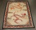 Vintage Dragon Tibetan Rug No. j4586