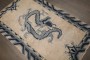Antique Dragon Mongolian Rug No. j4587